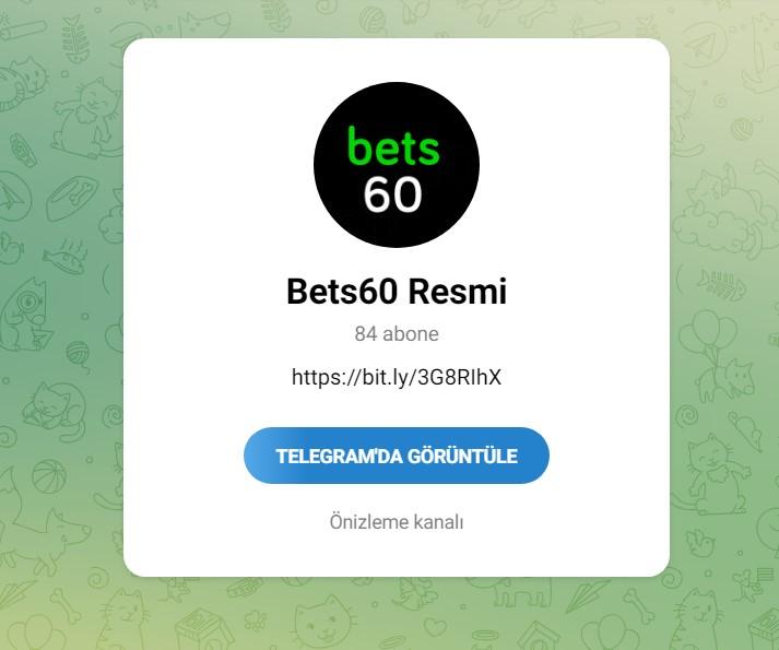 Bets60 Telegram